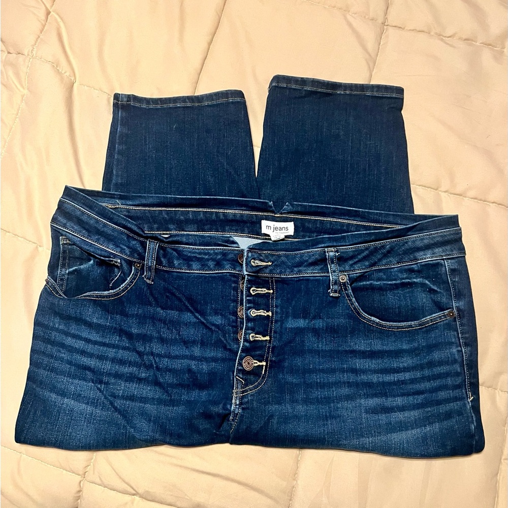 Women's Dark Blue Capris
